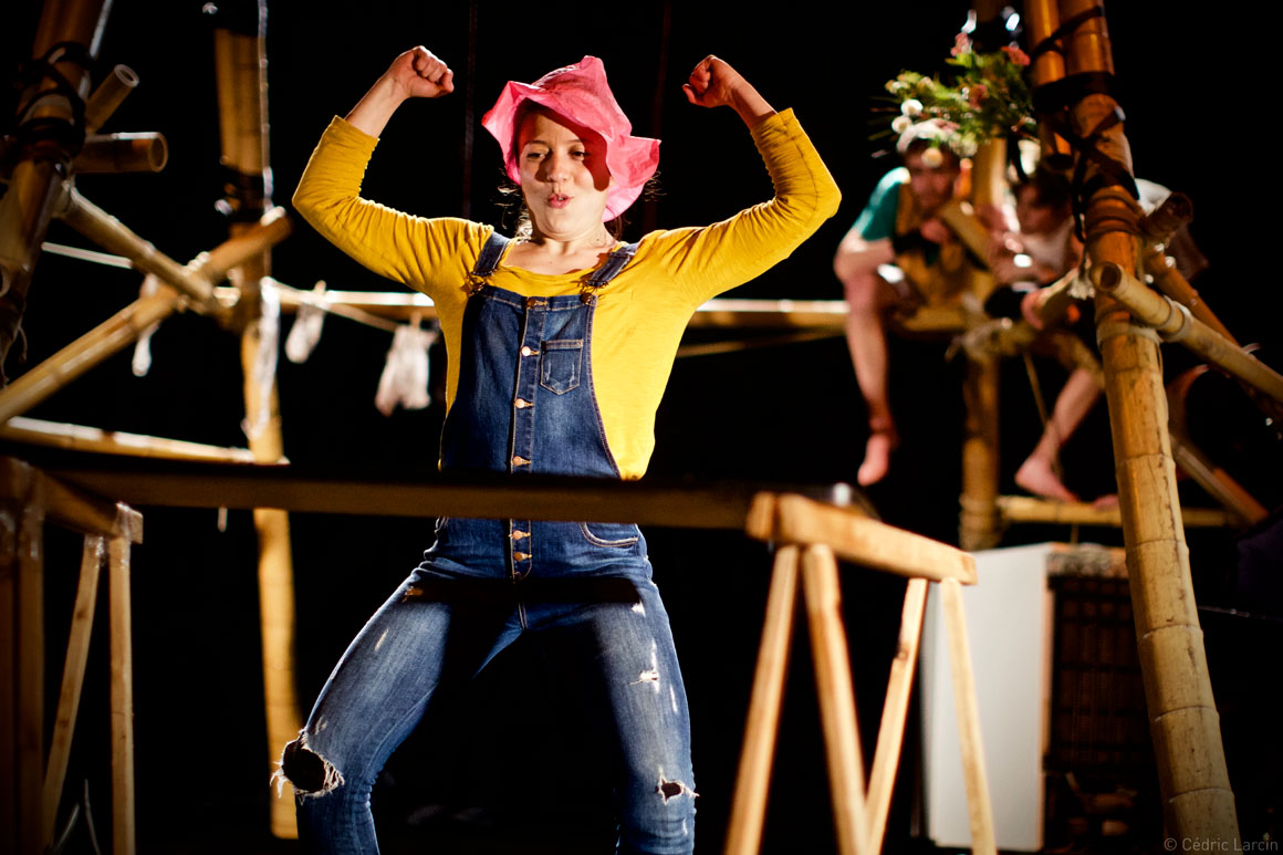 Spectacle travail de mimes