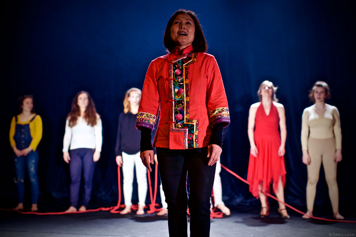 Saluts pendant spectacle