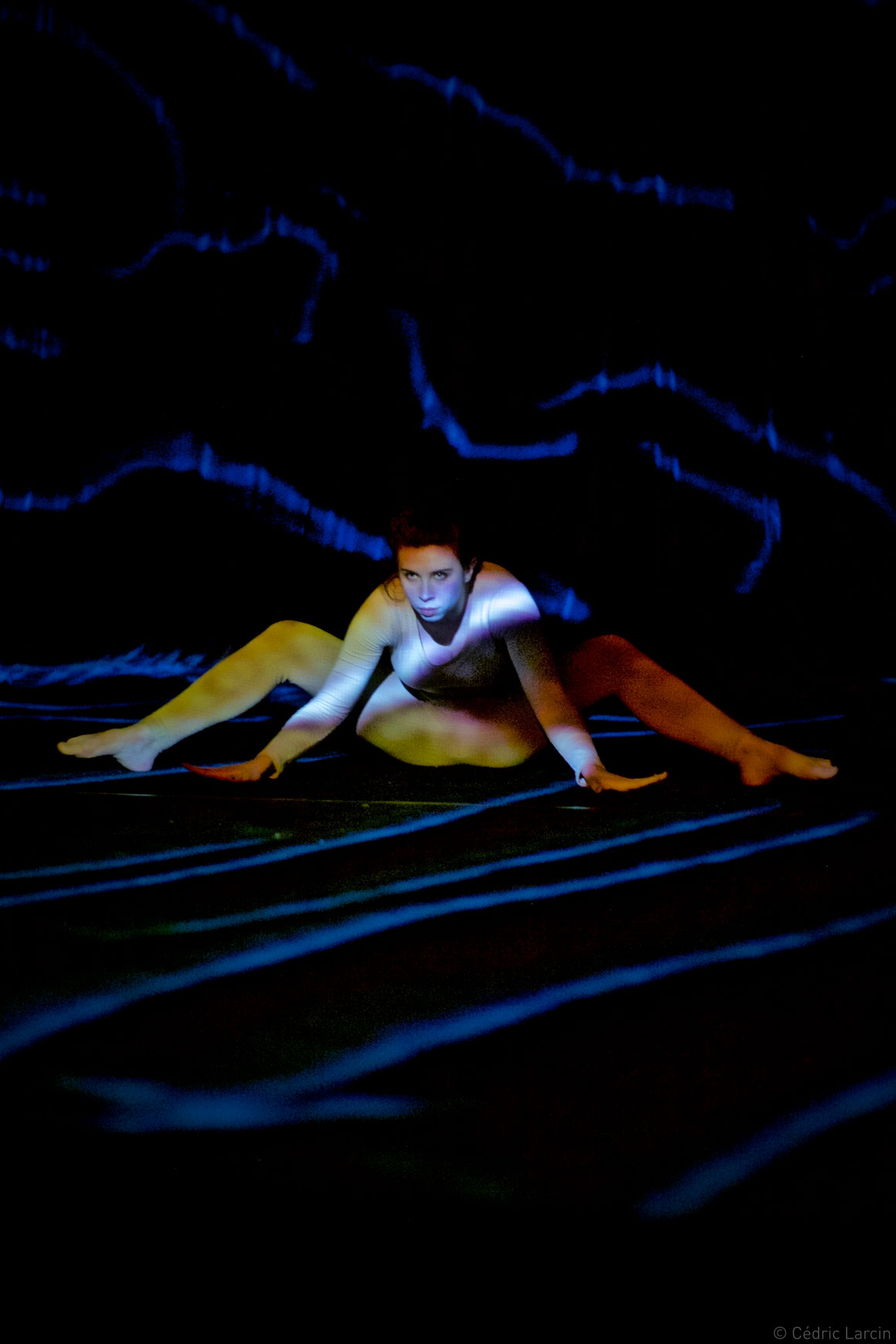 Projection vidéo pendant spectacle