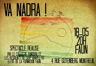 Spectacle « Va Nadra » – Collectif Pandora